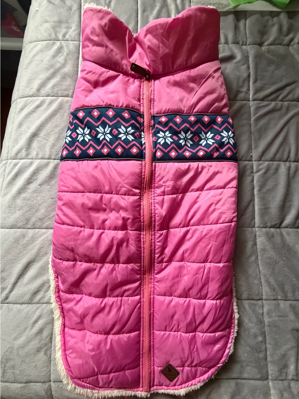 NWT Pink Fleece Dog Vest/Jacket XXL